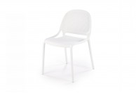 Krzesła z polipropylenu sztaplowane Marc, krzesła ażurowe z tworzywa Marc
