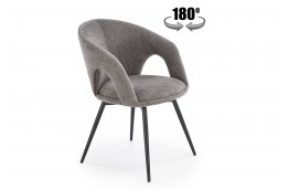 Krzesło tapicerowane Kobi / funkcja obracania 180 stopni