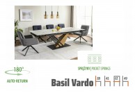 Krzesło obrotowe 180 stopni Basil Vardo, krzesło tapicerowane Basil Vardo, krzeeła do jadalni