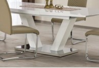 stół, stoły, nowoczesne stoły, eleganckie stoły, stół do salonu, stół lakierowany, biały, rozkładany