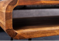 Ława drewniana 90 cm Alpha palisander, ława drewniana Alpha 90 cm, stolik kawowy Alpha 90 cm, ławy drewniane