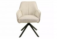 Krzesło tapicerowane obrotowe 180 Notti Brego, krzesło do jadalni notti brego