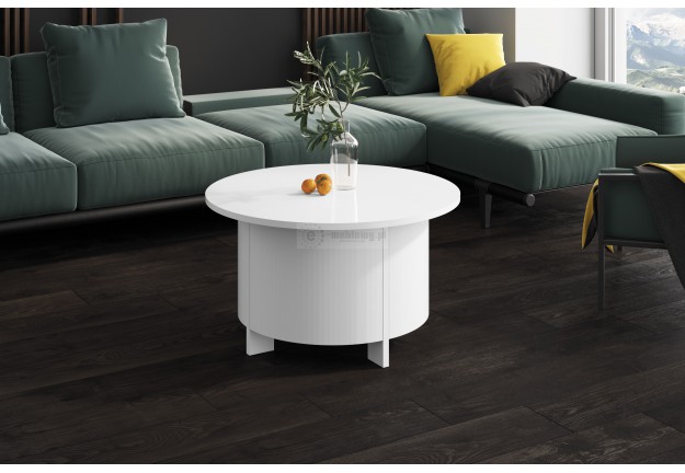 Ława okrągła 80 cm Salvo, stolik do salonu 80 cm Salvo, ława do salonu okrągła, ława Salvo