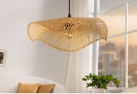 lampa wisząca z bambusa Organic Living, lampa wisząca boho, lampa wisząca do salonu Organic Living