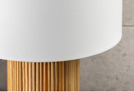 Lampka stołowa Gatsby 50 cm, lampka na komodę drewniana 50 cm Gatrby