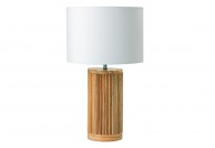 Lampka stołowa Gatsby 50 cm, lampka na komodę drewniana 50 cm Gatrby