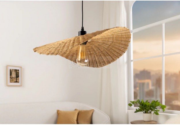 Lampa wisząca w stylu boho Organic Living, lampa boho 50 cm, lampa boho Organic Living