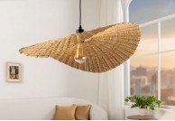 Lampa wisząca w stylu boho Organic Living, lampa boho 50 cm, lampa boho Organic Living