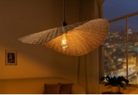 Lampa wisząca w stylu boho Organic Living, lampa boho 50 cm, lampa boho Organic Living