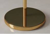 Lampa stojąca złota Liquid Gold, lampa podłogowa, lampa do salonu złota Liquid Gold