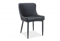 rzesła nowoczesne, krzesła do salonu, krzesła do jadalni,czarne krzesło pikowane