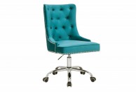 fotel obrotowy, krzesło na kółkach, krzesło biurowe, krzesło szare obrotowe,fotel z aksamitu