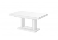  biały, lakierowany ławostół Quadro Lux, rozkładany stół Quadro Lux, ława rozkładana Quadro Lux