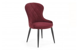 Krzesło tapicerowane tkaniną velvet robin