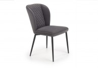 krzesło tapicerowane tkanina velvet, krzesła z aksamitu Rubik, krzesła bordowe Rubik