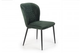 Krzesło tapicerowane tkaniną velvet rubik