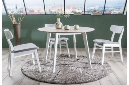 Okrągły stół w stylu skandynawskim 100 cm mosso - trzy kolory