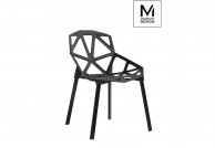  krzesło nowoczesne białe split mat, krzesło z polipropylenu,krzesła modesto design
