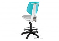 specjalistyczne krzesło medyczne kaden, szare krzesło do gabinetu lekarskiego kaden