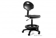 czarne specjalistyczne krzesło halcon, krzesło obrotowe halcon