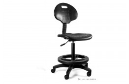 Czarne krzesło specjalistyczne halcon