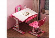 biurko dla dzieci z krzesłem sandy, niebieskie biurko dla chłopca, różowe biurko dla dziewczynk