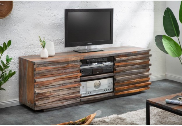drewniana komoda, komoda z drewna palisander, drewniana szafka pod telewizor 150 cm