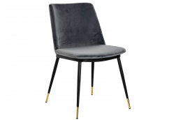 Krzesło z weluru ze złotymi nogami diego - 7 kolorów