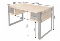 biurko w stylu industrialnym heritage 135 cm