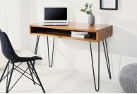 drewniane biurko 110 cm scorpio, biurko z palisandru scorpio, biurka drewniane