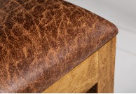 brązowe drewniane krzesło do salonu gandros, krzesło z drewna palisander gandros, krzesła z drewna