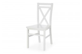 Białe krzesło z drewna bukowego+mdf mykonos