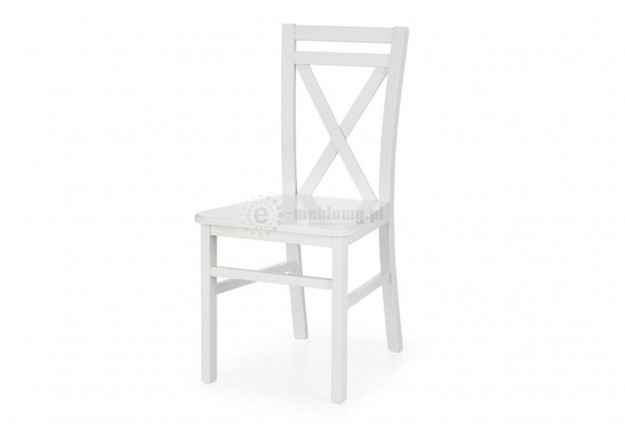 białe krzesło drewniane dariusz, krzesła drewniane białe, krzesła drewniane do jadalni