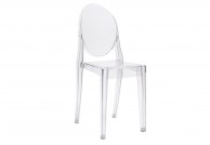 Krzesła plastikowe Victoria kolory, krzesła transparentne victoria, krzesła nowoczesne
