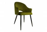 Krzesło nowoczesne Velvet - czarna noga, polskie krzesła velvet, krzesła produkowane w polsce