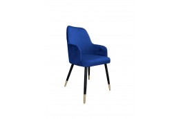 Krzesło nowoczesne westa bluvel - złota noga