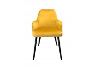 Krzesło nowoczesne Westa Bluvel - czarne nogi