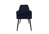 Krzesło nowoczesne Westa Bluvel - czarne nogi