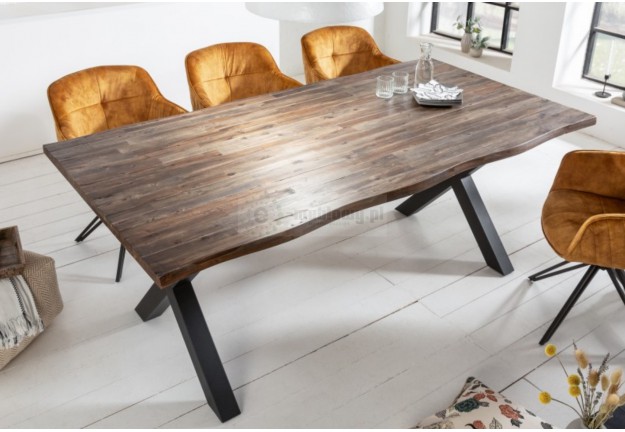 stół z drewna akacjowego Genesis 160 cm, drewniany stół Genesis 160 cm, stoły z drewna akacjowego