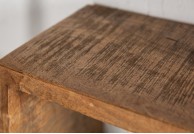 zestaw trzech półek drewnianych lexi,półki drewniane do salonu lexi ciemny brąz
