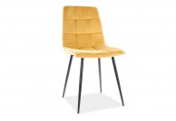 Krzesło nowoczesne Pesto Velvet, krzesła z aksamitu, krzesła do jadalni