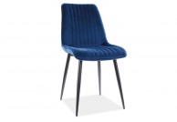 Krzesło nowoczesne z aksamitu Kim Velvet - 5 kolorów, kim velvet, krzesła do jadalni z aksamitu