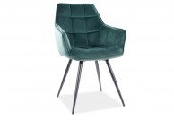 Krzesło nowoczesne z aksamitu Lilia Velvet - 5 kolorów, krzesła do jadalni lilia velvet