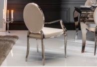 krzesła w stylu glamour barok, krzesła pikowane w stylu glamour barok