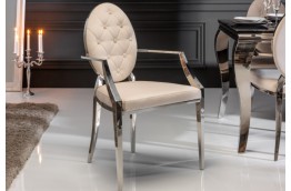 Krzesło nowoczesne barok z guzikami