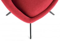 Krzesło tapicerowane w żywych kolorach Locarni, czerwone krzesła, żółte krzesła tapicerowane