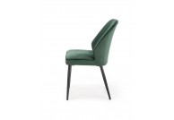 Krzesła tapicerowane tkaniną velvet Newa, krzesła z aksamitu zielone, krzesła nowoczesne