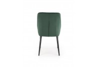 Krzesła tapicerowane tkaniną velvet Newa, krzesła z aksamitu zielone, krzesła nowoczesne