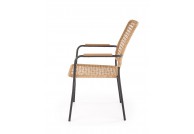 Krzesła z rattanu syntetycznego Falcon, krzesła rattanowe, krzesła z rattanu, krzesła ogrodowe