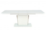 Biały stół lakierowany Bonari 160 - 200 x 90 x 76 cm, rozkładany stół bonari
